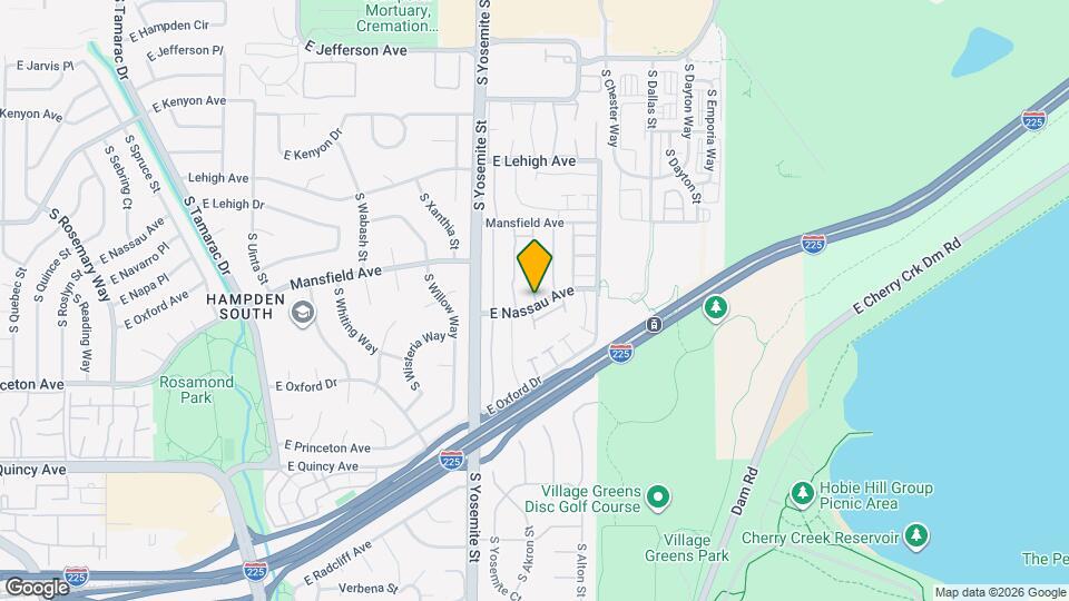 9043 E Nassau Ave Map and Location Details