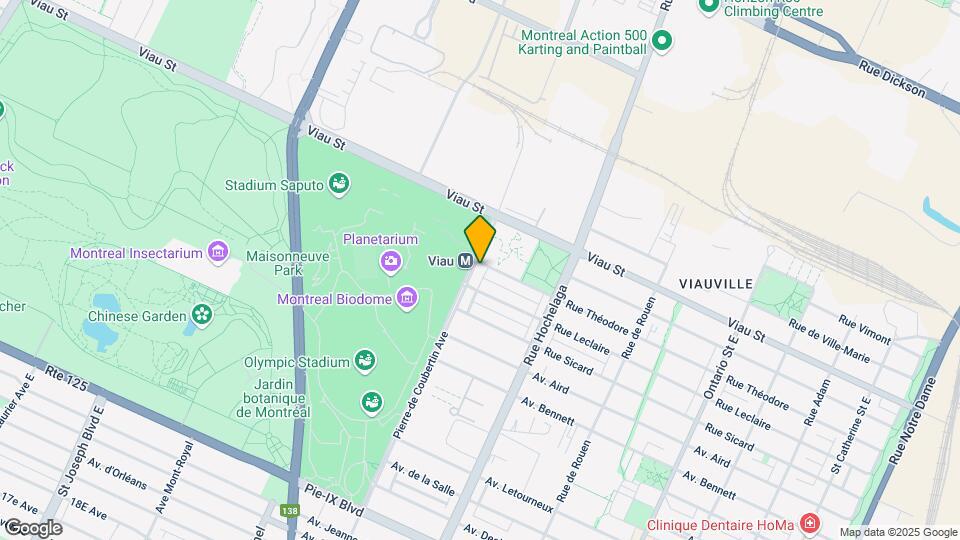 4800 Pierre-de Coubertin Map and Location Details
