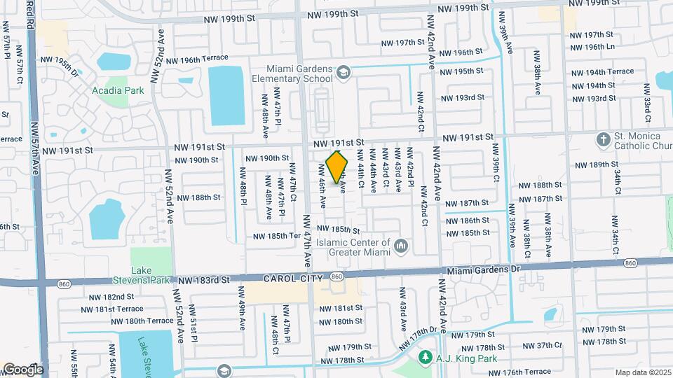 18804 NW 45th Ave Map and Location Details