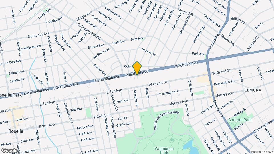 888 Westfield Ave Map and Location Details