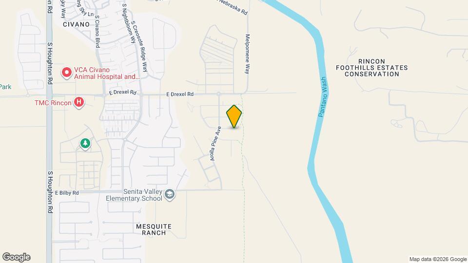 11042 E Lone Pine Pl Map and Location Details