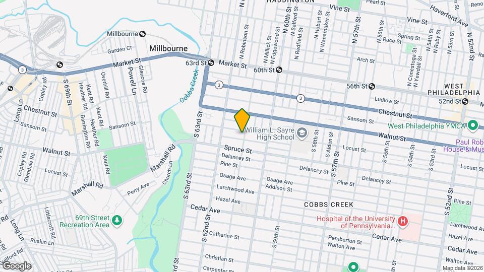 240 S 61st St Map and Location Details