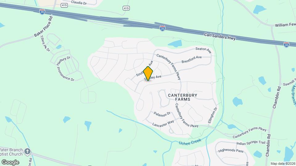 847 Williford Run Dr Map and Location Details