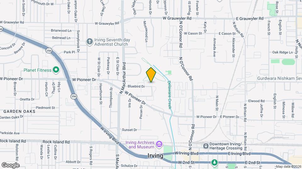 817 Bluebird Dr Map and Location Details