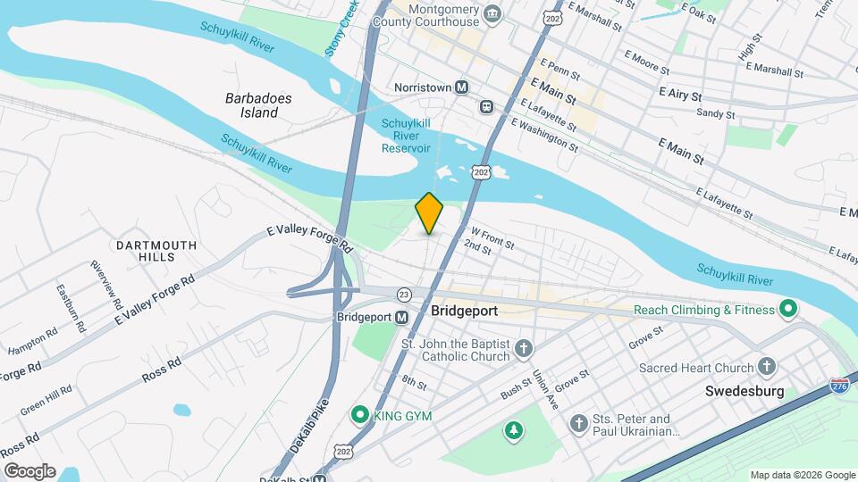 107 W 3rd St Map and Location Details