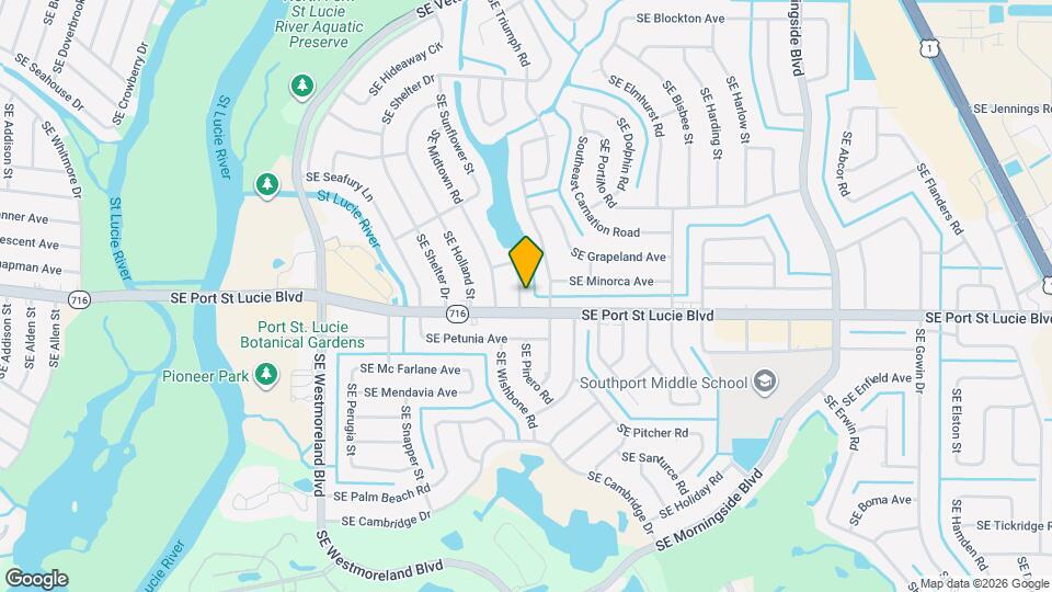 2381 SE Pinero Rd Map and Location Details