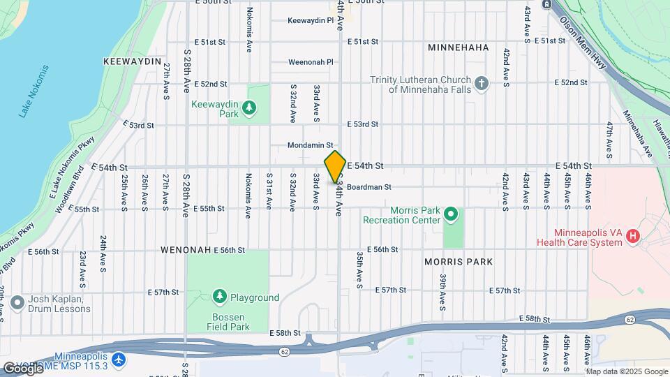 5430 34th Avenue Mapa y Detalles de la Ubicación