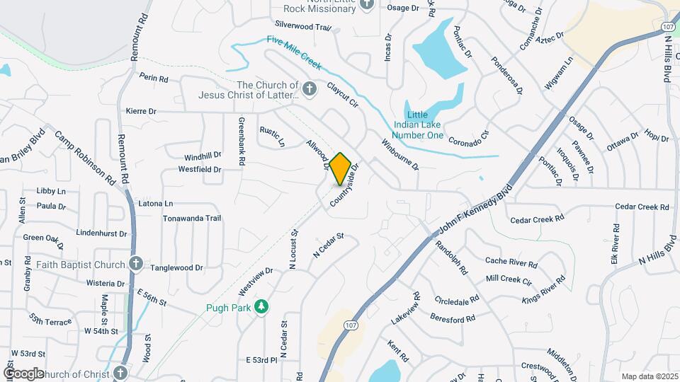 6309 Countryside Dr Map and Location Details