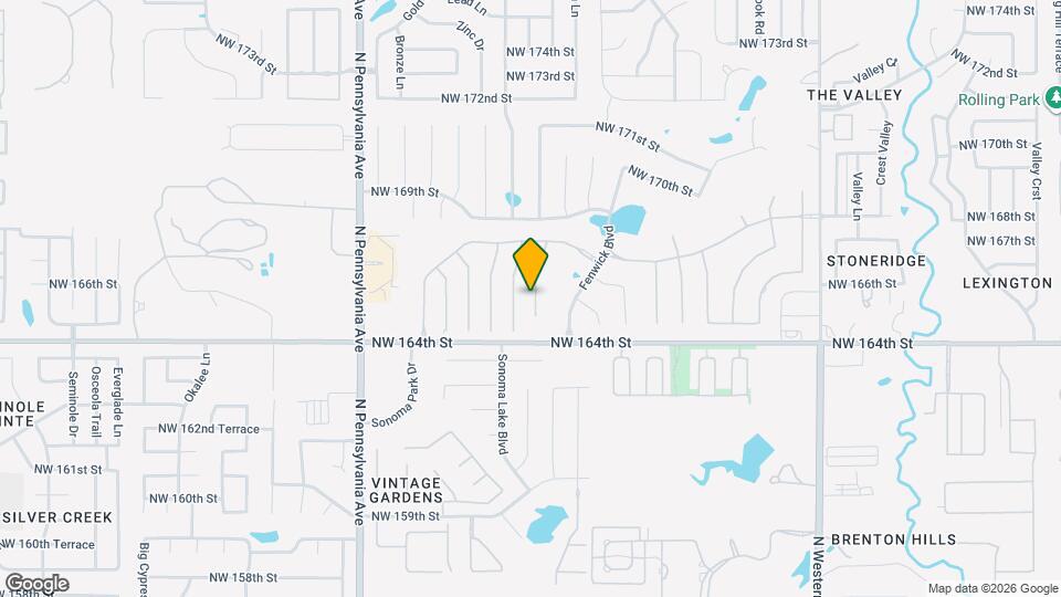 16601 Covington Manor Map and Location Details