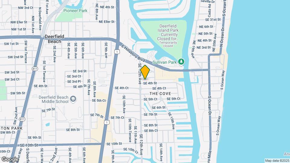 1261 SE 4th St Map and Location Details