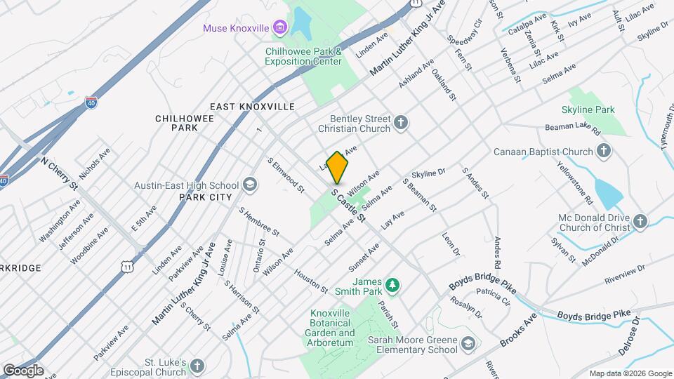 336 S Castle St Map and Location Details