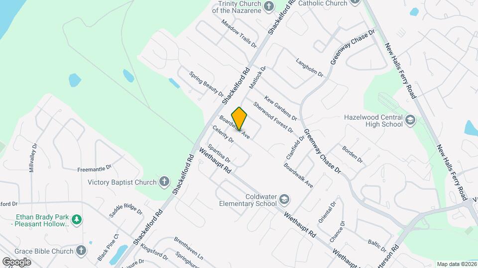 1658 Boardwalk Ave Map and Location Details