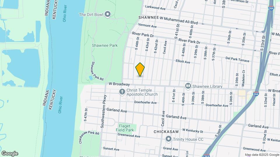 688 S 43rd St Map and Location Details
