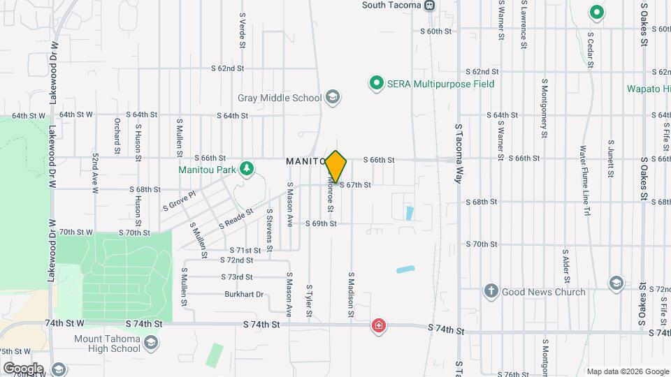 6701 S Monroe St Map and Location Details