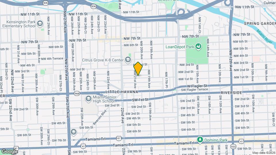 2027 NW 1st St Map and Location Details