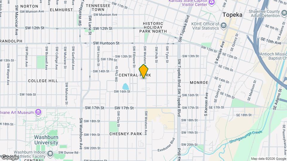 1415 SW Western Ave Map and Location Details