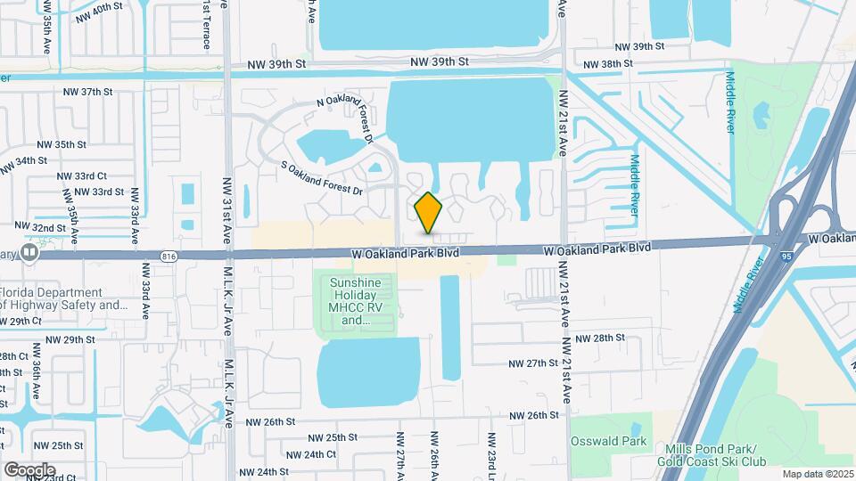 3105 NW 25th Way Map and Location Details