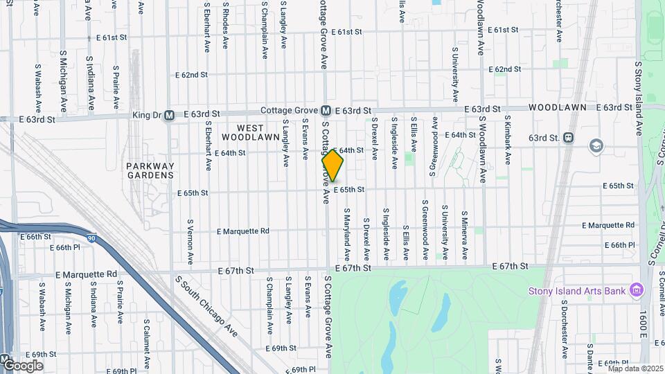 6457-6459 S Cottage Grove Ave Map and Location Details