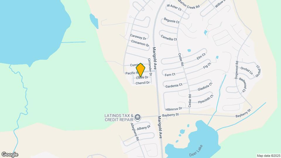 1307 Clove Dr Map and Location Details