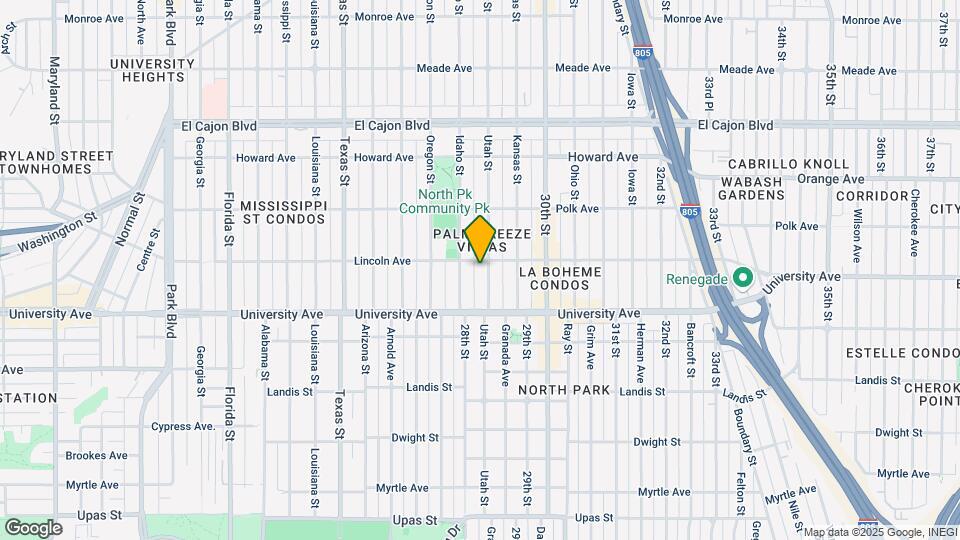 3984 Utah St Map and Location Details