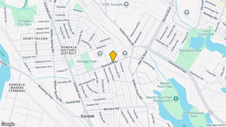 2900 Cornwall Rd Map and Location Details