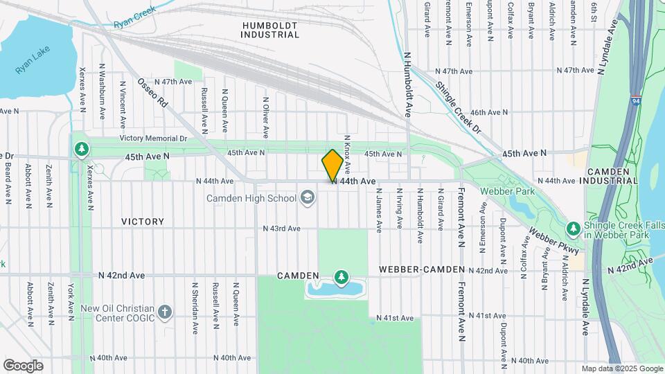 1905 N 44th Ave Map and Location Details