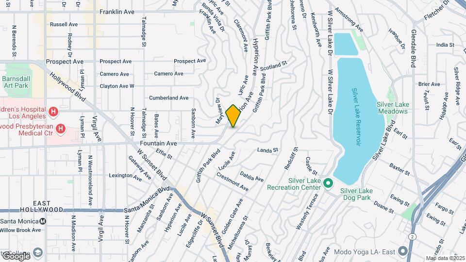 1841 Griffith Park Blvd Map and Location Details