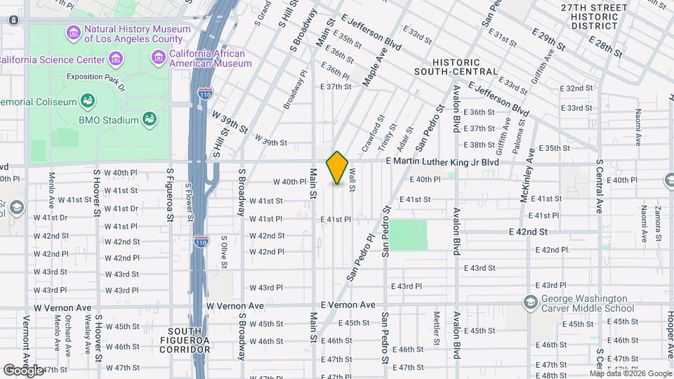 4044 Woodlawn Ave Map and Location Details