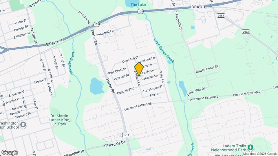 1701 Rebecca Ln Map and Location Details