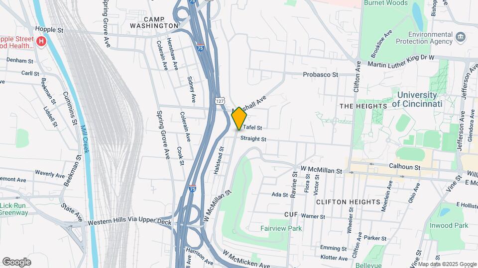 2702 W McMicken Ave Map and Location Details