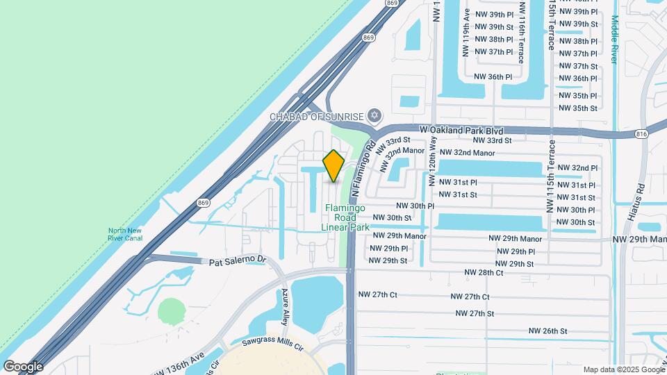 3155 NW 124th Way Map and Location Details