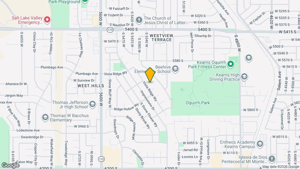 5325 Scenic Ridge Cir Map and Location Details