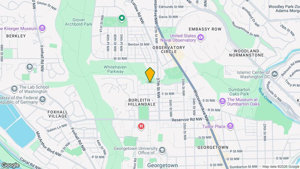 1935 38th St NW Map and Location Details