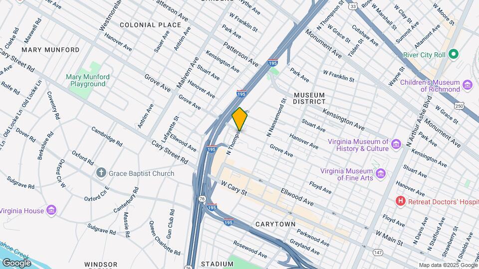 3553-3555 Grove Ave Mapa y Detalles de la Ubicación