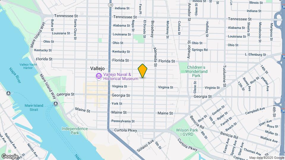 721-725 Capitol St Mapa y Detalles de la Ubicación