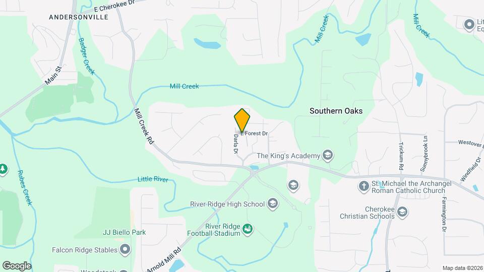 142 E Forest Dr Map and Location Details