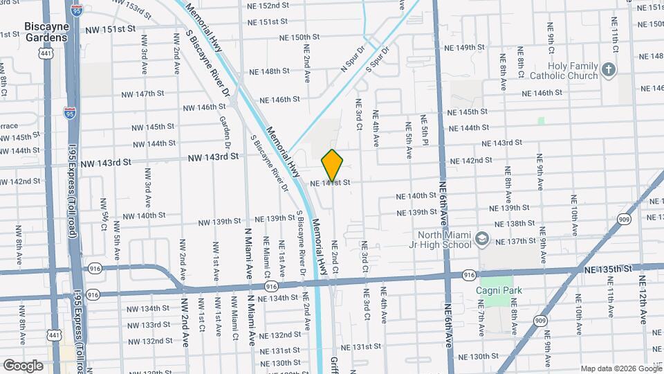 14084 NE 2nd Ct Map and Location Details
