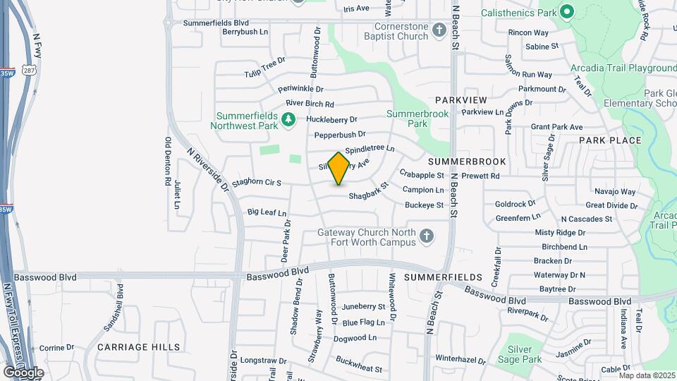 4025 Shagbark St Map and Location Details