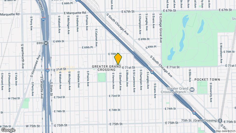 7056 S Eberhart Ave Map and Location Details