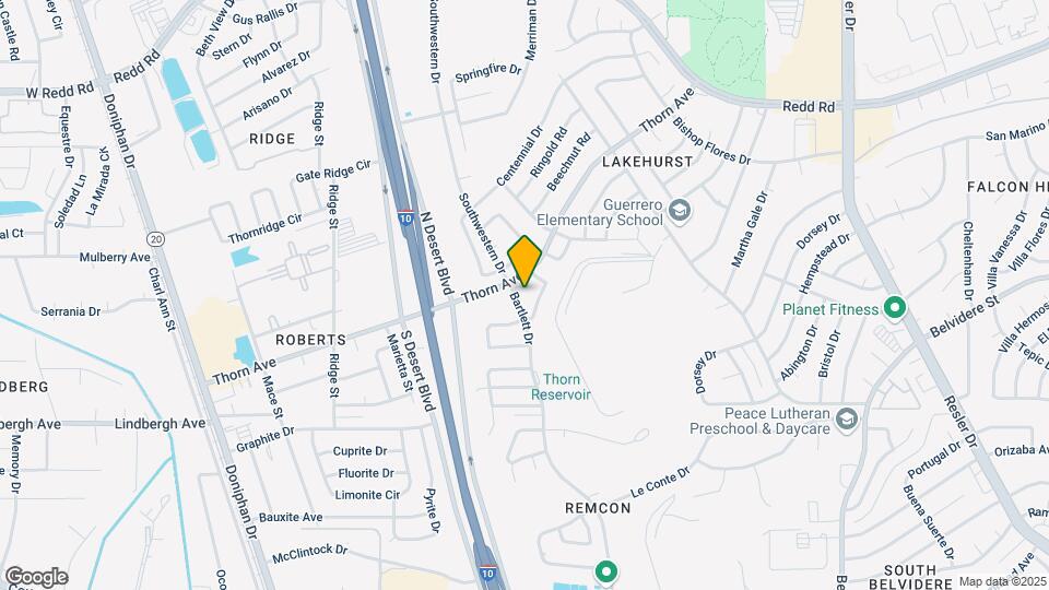 592 Bartlett Dr Mapa y Detalles de la Ubicación