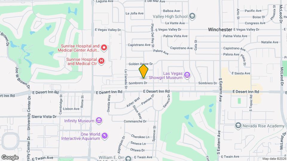 1662 Sombrero Dr Map and Location Details