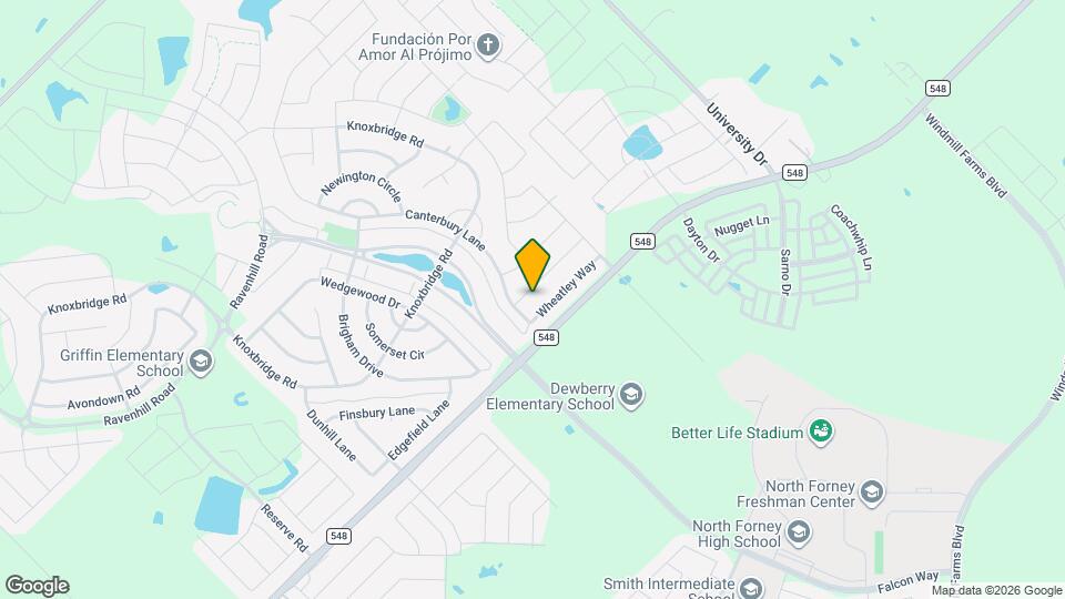 1506 Calcot Ln Mapa y Detalles de la Ubicación