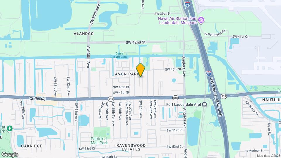 4561 SW 25th Terrace Mapa y Detalles de la Ubicación