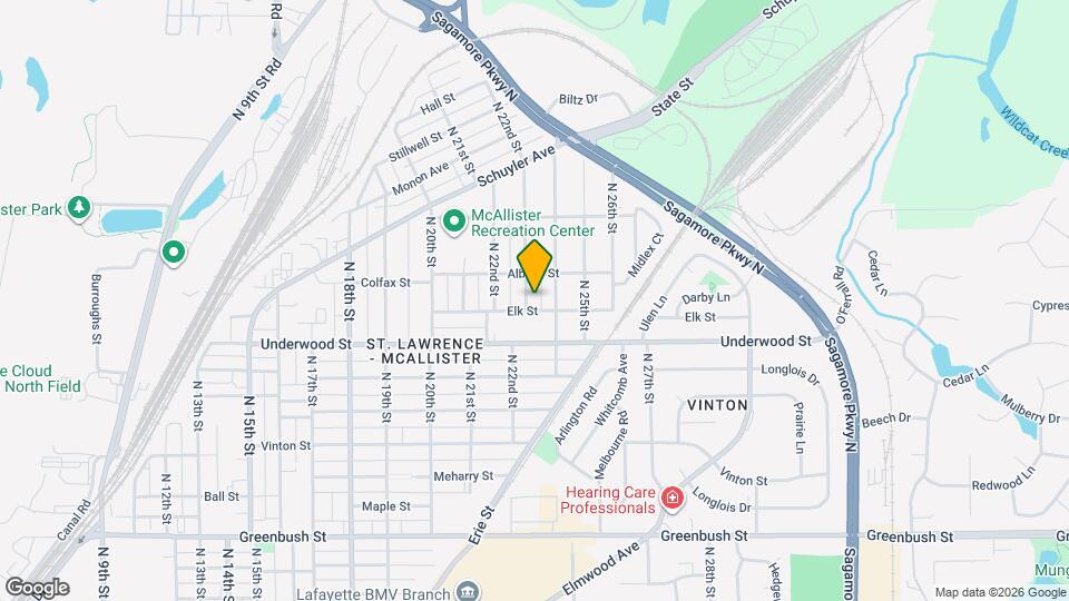 3 Bedroom, 2 Bath House Map and Location Details