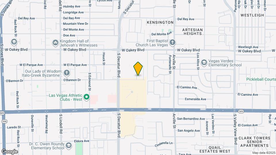 4706 O'Bannon Dr Mapa y Detalles de la Ubicación