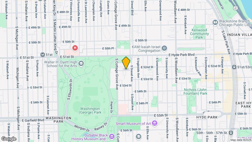 845 E 52nd St, Unit 2 Map and Location Details