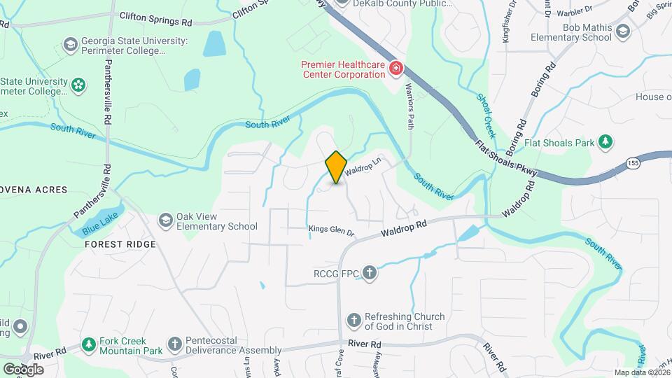 3882 Waldrop Ln Map and Location Details