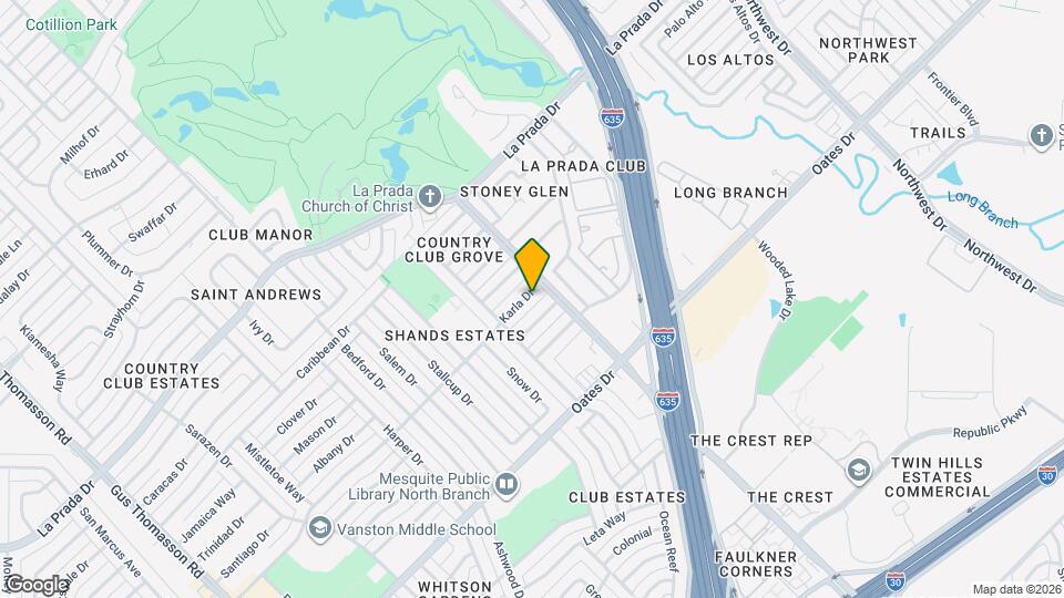 2510 Karla Dr Map and Location Details