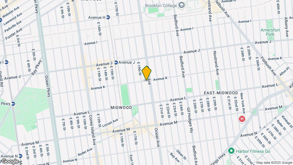 1916 Avenue K Mapa y Detalles de la Ubicación