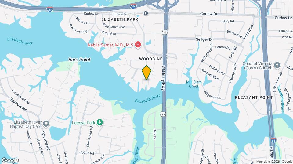 431 Shorewood Pl Map and Location Details